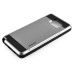 Fashion VERUS Horizontal Sliding Card Slot TPU And PC Hybrid Case For Samsung Galaxy Note 5 - Silver