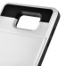 Fashion VERUS Horizontal Sliding Card Slot TPU And PC Hybrid Case For Samsung Galaxy Note 5 - White