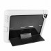 Fashionable Black Plastic and Silicone Stand Protective Case with Touch Screen Film for iPad 2/3/4 - White