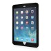 Fashionable Black Plastic and Silicone Stand Protective Case with Touch Screen Film for iPad Air - Black