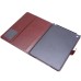 Fashionable Grid Grain Style Sleep / Wake Function Magnetic Stand Flip Leather Case with Card Slot for iPad Air 2 ( iPad 6 ) - Brown