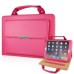 Fashionable Leather Handbag for iPad Air 2 ( iPad 6 ) - Magenta