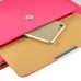 Fashionable Leather Handbag for iPad Air 2 ( iPad 6 ) - Magenta