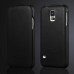 Fashionable Litchi Grain Vertical Flip Genuine Leather Case for Samsung Galaxy S5 - Black