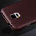 Fashionable Litchi Grain Vertical Flip Genuine Leather Case for Samsung Galaxy S5 - Brown