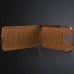 Fashionable Litchi Grain Vertical Flip Genuine Leather Case for Samsung Galaxy S5 - Brown