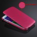 Fashionable Litchi Grain Vertical Flip Genuine Leather Case for Samsung Galaxy S5 - Magenta