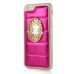 Fashionable Sofa Skin with Bling Diamond Mirror Design TPU Back Case for iPhone 6 4.7 inch - Magenta