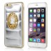 Fashionable Sofa Skin with Bling Diamond Mirror Design TPU Back Case for iPhone 6 4.7 inch - Silver