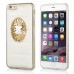 Fashionable Sofa Skin with Bling Diamond Mirror Design TPU Back Case for iPhone 6 4.7 inch - White