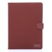 Fashionable Stand Folio Dormancy Leather Case With Card Slots For iPad Air 2 (iPad 6) - Red