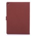 Fashionable Stand Folio Dormancy Leather Case With Card Slots For iPad Air 2 (iPad 6) - Red