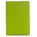 Fine Horse Skin Grain Wax  Design Sleep/Wake Stand PU Leather Folio Case With Card Slots For iPad Air 2 (iPad 6) - Green