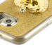 Finger Holder Clip Ring Stand TPU Glitter Case For Samsung Galaxy S6 G920 - Gold