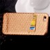 Fish-Scale Pattern Hard Case Cover With Card Slot for iPhone 6 / 6s - Gold