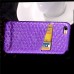 Fish-Scale Pattern Hard Case Cover With Card Slot for iPhone 6 / 6s - Purple