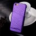 Fish-Scale Pattern Hard Case Cover With Card Slot for iPhone 6 / 6s Plus - Purple