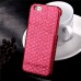 Fish-Scale Pattern Hard Case Cover With Card Slot for iPhone 6 / 6s Plus - Red