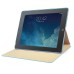 Five Rings Design Stand Flip Leather Case For iPad 2/3/4 - Light Blue