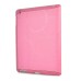 Five Rings Design Stand Flip Leather Case For iPad 2/3/4 - Pink