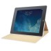 Five Rings Design Stand Flip Leather Case For iPad 2/3/4 - White