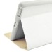 Five Rings Design Stand Flip Leather Case For iPad 2/3/4 - White