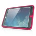 Flying Wheel Touch Screen PC + TPU Protective Case For iPad Mini 1/2/3 - Magenta