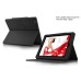 Folio Leather Stand Case For iPad 2 / 3 / 4 - Black