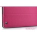 Folio Leather Stand Case For iPad 2 / 3 / 4 - Magenta