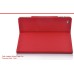 Folio Leather Stand Case For iPad 2 / 3 / 4 - Red