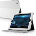 Folio Leather Stand Case For iPad 2 / 3 / 4 - White