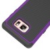 Football Grain 2 In 1 PC And Silicone Protective Hybrid Case Cover for Samsung Galaxy Note 7 - Purple