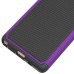 Football Grain 2 In 1 PC And Silicone Protective Hybrid Case Cover for Samsung Galaxy Note 7 - Purple