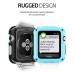 Front Side Back Protective Hybrid TPU And PC Case Cover For Apple Watch 42 mm Versions - Blue