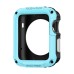 Front Side Back Protective Hybrid TPU And PC Case Cover For Apple Watch 42 mm Versions - Blue