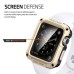 Front Side Back Protective Hybrid TPU And PC Case Cover For Apple Watch 42 mm Versions - Gold