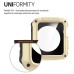 Front Side Back Protective Hybrid TPU And PC Case Cover For Apple Watch 42 mm Versions - Gold