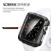 Front Side Back Protective Hybrid TPU And PC Case Cover For Apple Watch 42 mm Versions - Grey