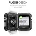 Front Side Back Protective Hybrid TPU And PC Case Cover For Apple Watch 42 mm Versions - Grey