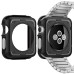 Front Side Back Protective Hybrid TPU And PC Case Cover For Apple Watch 42 mm Versions - Grey