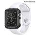 Front Side Back Protective Hybrid TPU And PC Case Cover For Apple Watch 42 mm Versions - Grey