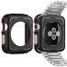 Front Side Back Protective Hybrid TPU And PC Case Cover For Apple Watch 42 mm Versions - Red