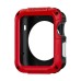 Front Side Back Protective Hybrid TPU And PC Case Cover For Apple Watch 42 mm Versions - Red