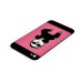 Gangnam Style Pattern Back Cover For iPhone 4 - Pink