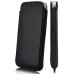 Genuine Leather Pouch For iPhone & iPod Touch - Black