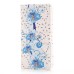 Glittering Rhinestone Inlaid Colorful Drawing Pattern Magnetic Folio Leather Case with Card Slot for Samsung Galaxy Note 4 - Four Orchids