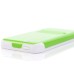 Glossy Tow Tone Plastic Snap-On Protective Hard Case Cover With Stand For iPhone 5c