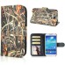 Grass Pattern Magnetic Flip Stand Leather Case with Card Slot for Samsung Galaxy S4