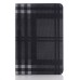 Grid Grain Sleep / Wake Dormancy Function Stand Leather Case With Card Slot For iPad Mini 4 - Black