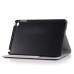 Grid Grain Sleep / Wake Dormancy Function Stand Leather Case With Card Slot For iPad Mini 4 - Black